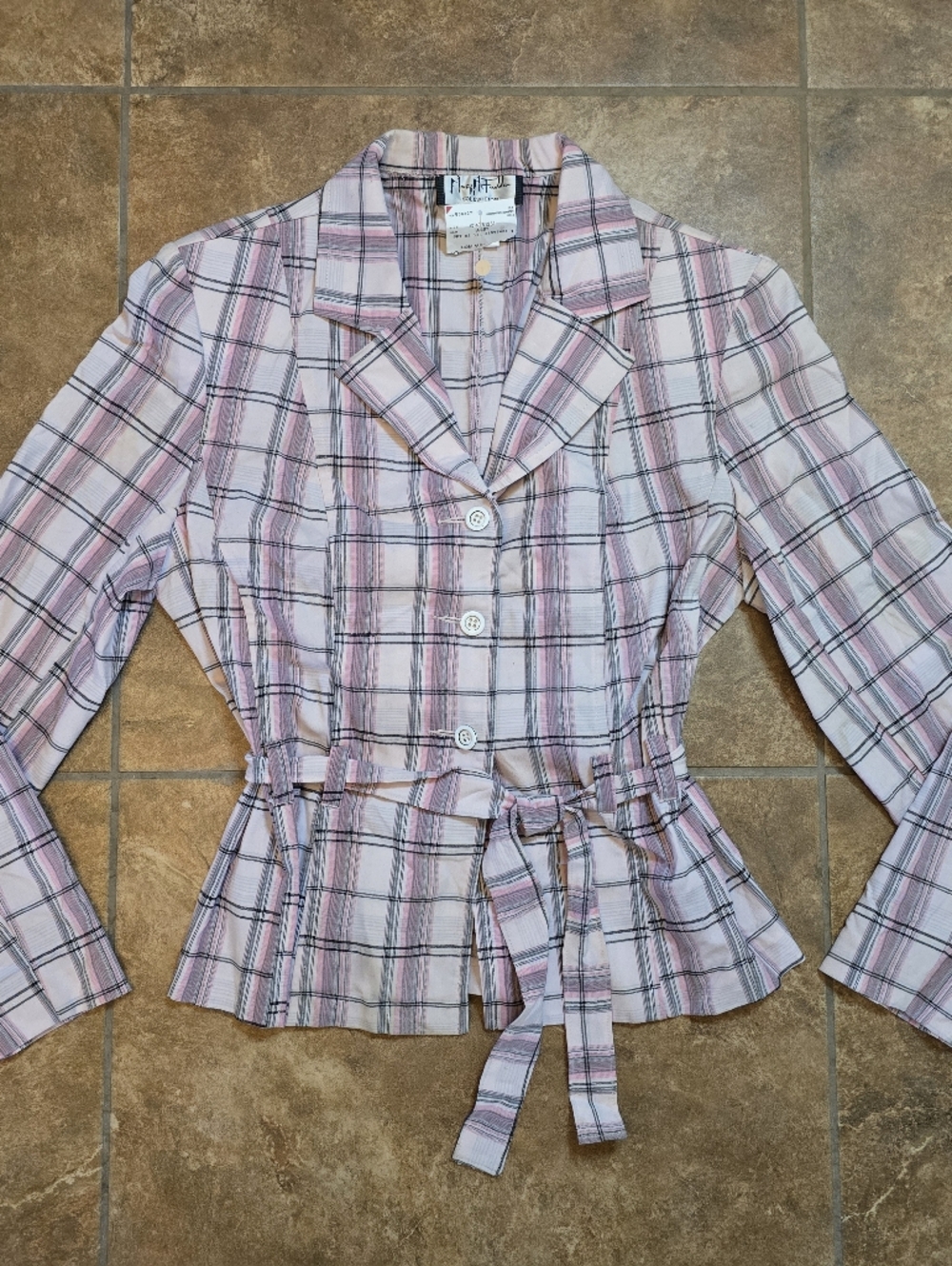 Pink Plaid | MARY MCFADDEN | Business Casual Jacket